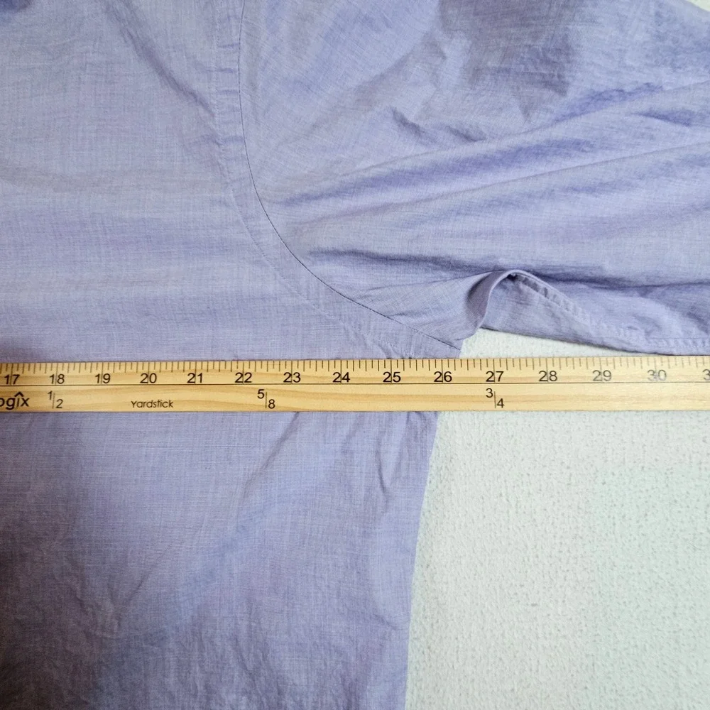 Polo Ralph Lauren Button Down Shirt Mens XXL Light Purple Slim Stretch Cotton